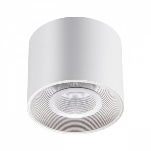 Белый накладной потолочный светильник 15Вт 4000 «BIND»