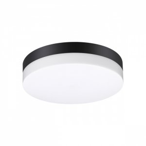 Чёрно-белый уличный круглый светильник 18Вт 4000К «OPAL»