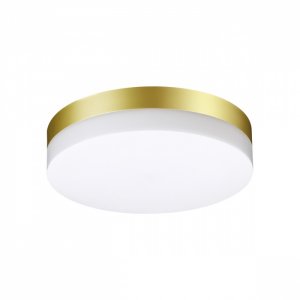 Золотисто-белый уличный круглый светильник 18Вт 4000К «OPAL»
