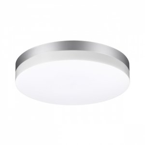 Серебристо-белый уличный круглый светильник 30Вт 4000К «OPAL»