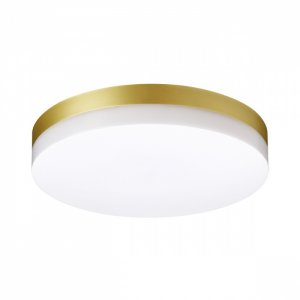 Золотисто-белый уличный круглый светильник 30Вт 4000К «OPAL»