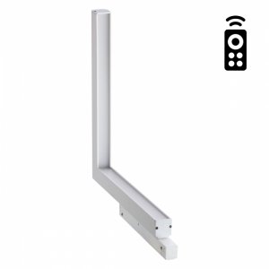 Белый L-образный светильник для низковольтного трека 24Вт 3000-6500К «FLUM»