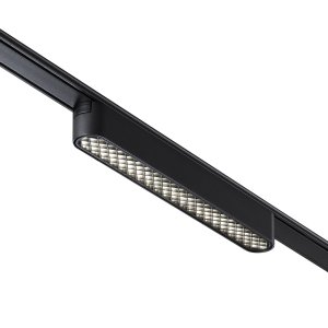 12Вт 3000К 22см чёрный линейный трековый светильник для тонкого шинопровода «Smal»
