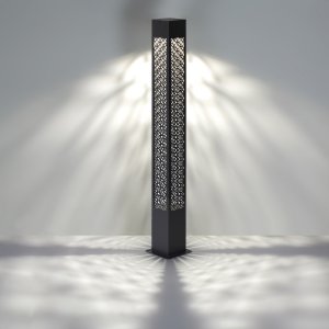 120см уличный прямоугольный светильник столб 15Вт 4000К «Netz»