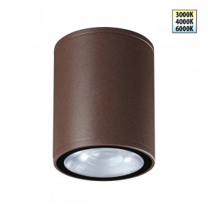 Уличный накладной потолочный светильник 10Вт 3000К4000К6000К IP65 «TUMBLER»