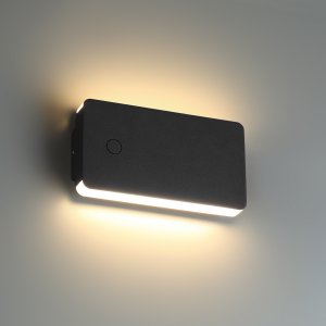 Уличный настенный прямоугольный светильник подсветка 10Вт 3000/4000/6000К «STRAIT»