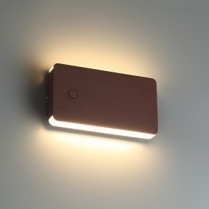 Уличный настенный прямоугольный светильник подсветка 10Вт 3000/4000/6000К «STRAIT»