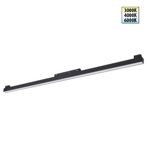 Трековый светильник для низковольтного шинопровода 90см 3000К/4000К/6000К 30Вт 48В «FLUM»