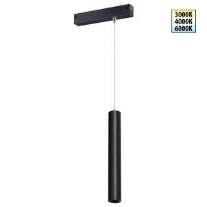 Подвесной трековый светильник 10Вт 3000/4000/6000К «VECTOR»