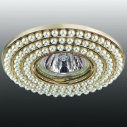 Круглый встраиваемый светильник с жемчугом 370142 PEARL