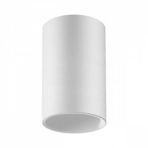 Белый накладной потолочный светильник цилиндр «ELINA»