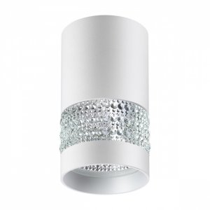 Белый накладной потолочный светильник цилиндр «ELINA»