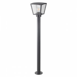 Тёмно-серый уличный светильник столб 110см «PARK»