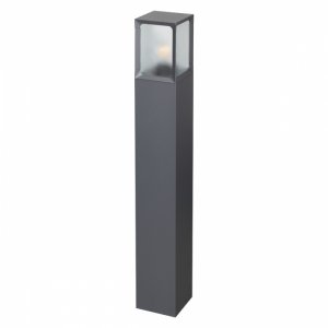 90см тёмно-серый уличный прямоугольный светильник столб «ARBOR»