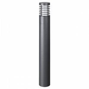 90см тёмно-серый уличный цилиндрический светильник столб «COVER»