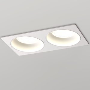 Двойной прямоугольный встраиваемый светильник «GEMINI»