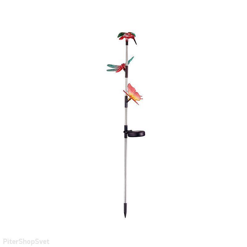 Уличный светильник с бабочками ( комплект 2 шт.) «SOLAR» 357216