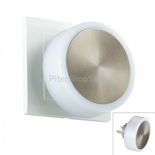Светильник-ночник (в розетку) светодиодный с выключателем 357322 NIGHT LIGHT