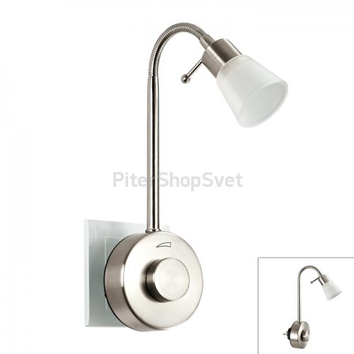 Светильник в розетку светодиодный с выключателем 357323 NIGHT LIGHT Novotech