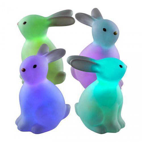 Светильник-ночник зайчик на батарейках «NIGHT LIGHT» 357426