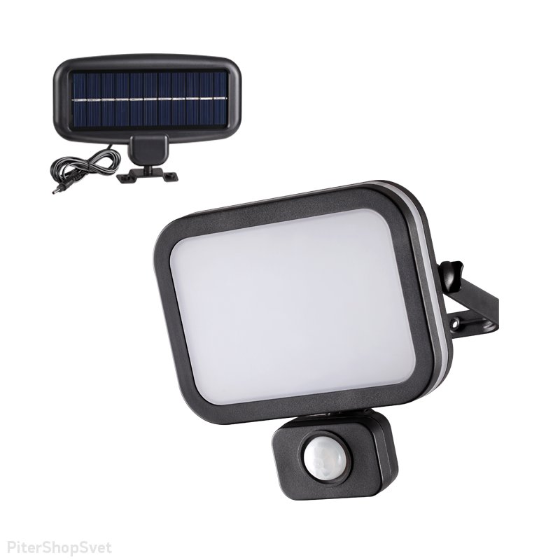 Прожектор с датчиком движения на солнечной батарее «SOLAR» 358020