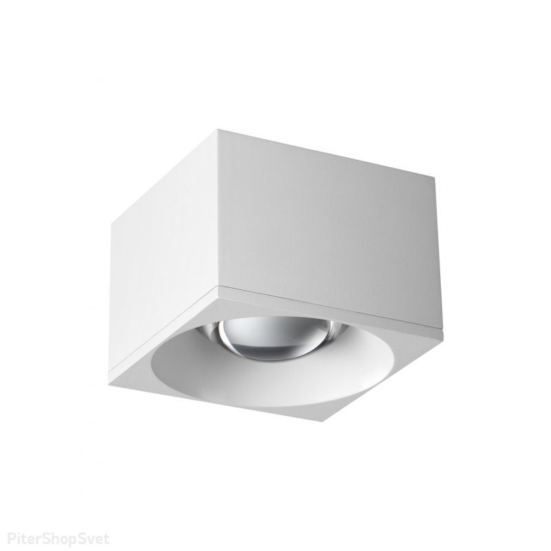 Белый накладной прямоугольный потолочный светильник 12Вт 4000К «PATERA» 358653
