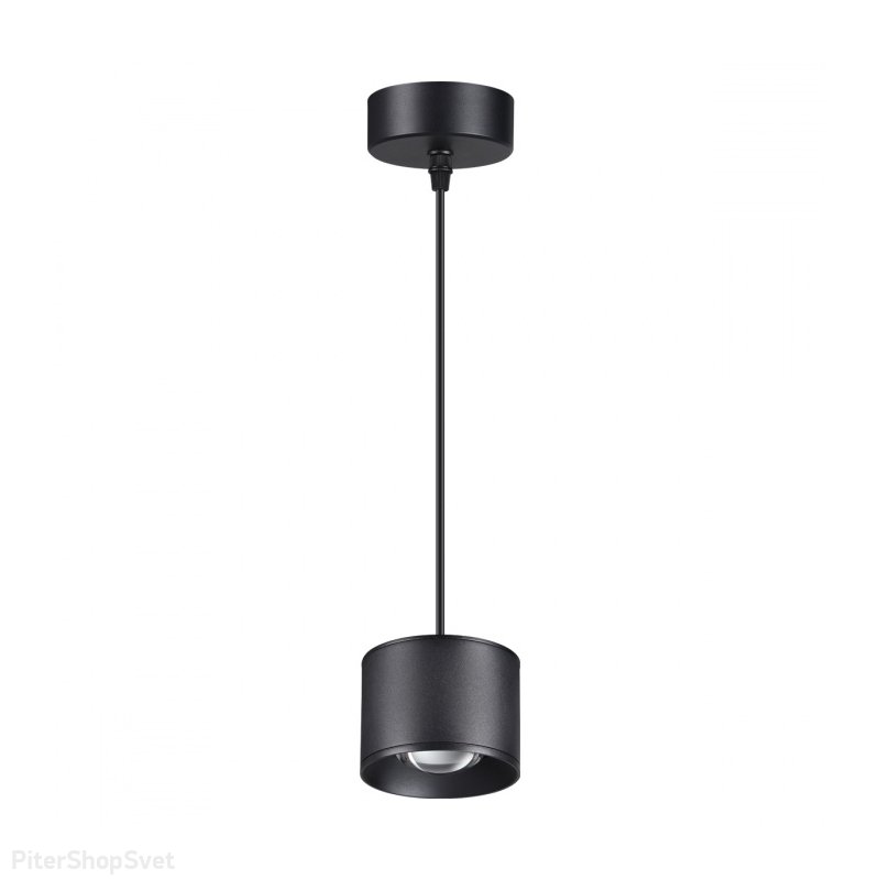 Чёрный подвесной светильник 12Вт 4000К «PATERA» 358656