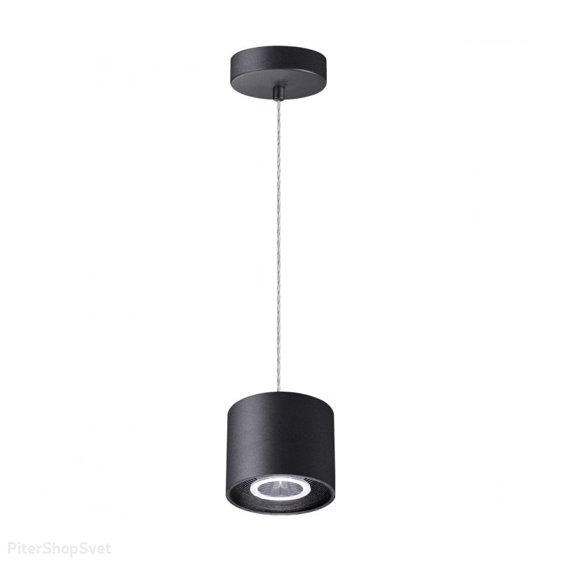 Чёрный светодиодный подвесной светильник 15Вт 4000К «BIND» 358794