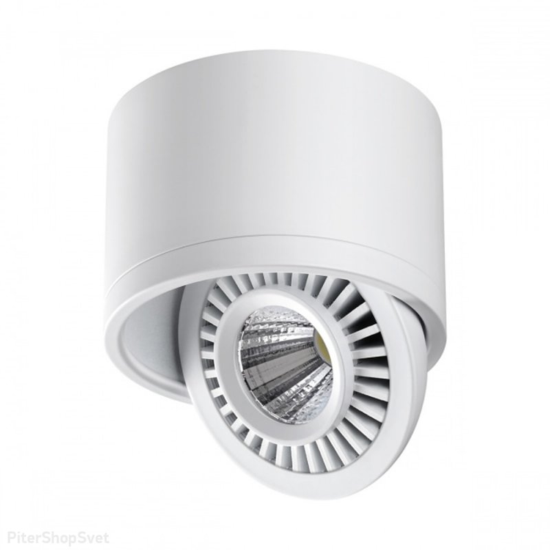 Белый накладной 9Вт светодиодный светильник «Gesso» 358811