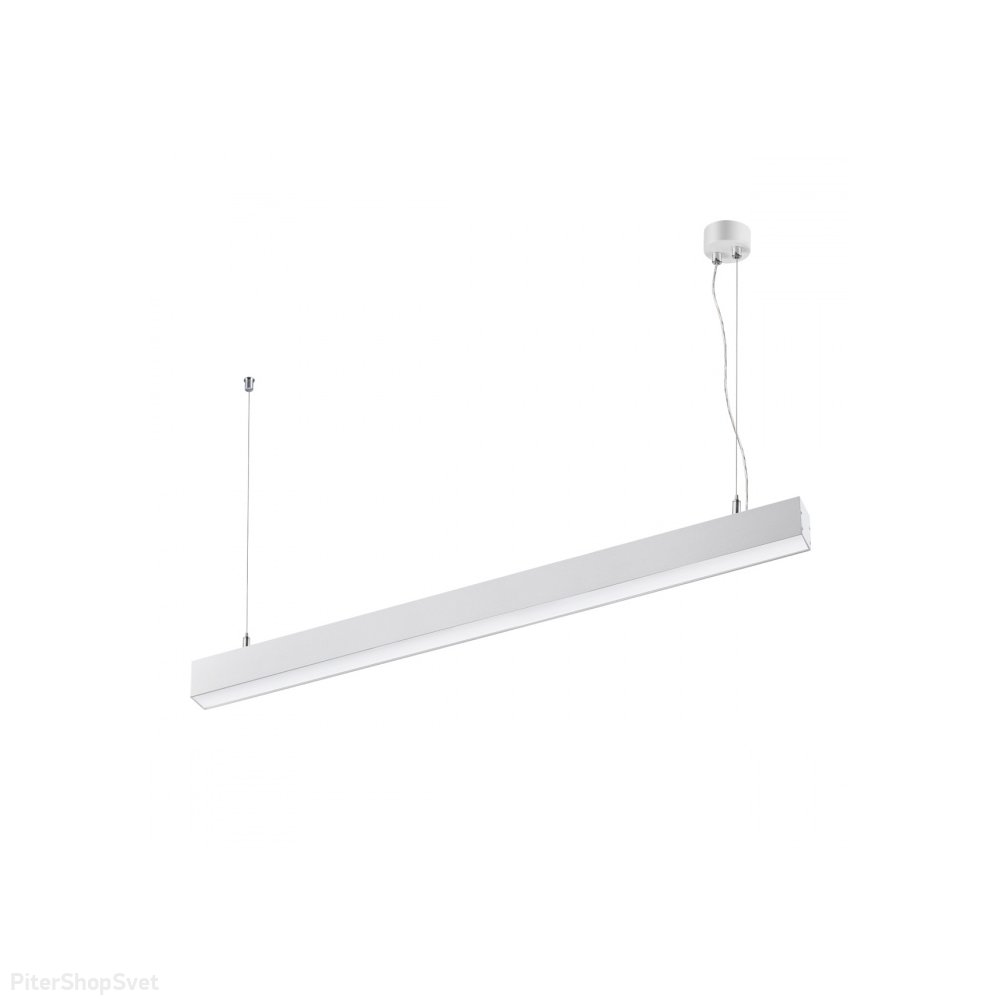 Белый линейный накладной/подвесной светильник 30Вт 4000К «ITER» 358867