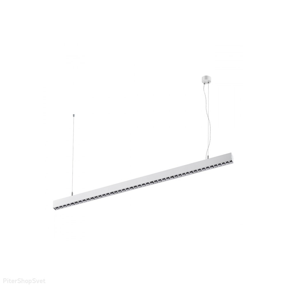 Белый линейный накладной/подвесной светильник 40Вт 4000К «ITER» 358873