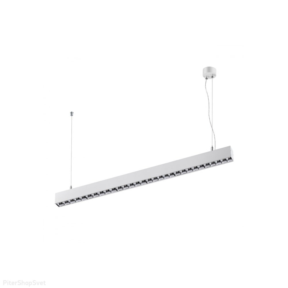 Белый линейный накладной/подвесной светильник 30Вт 4000К «ITER» 358875