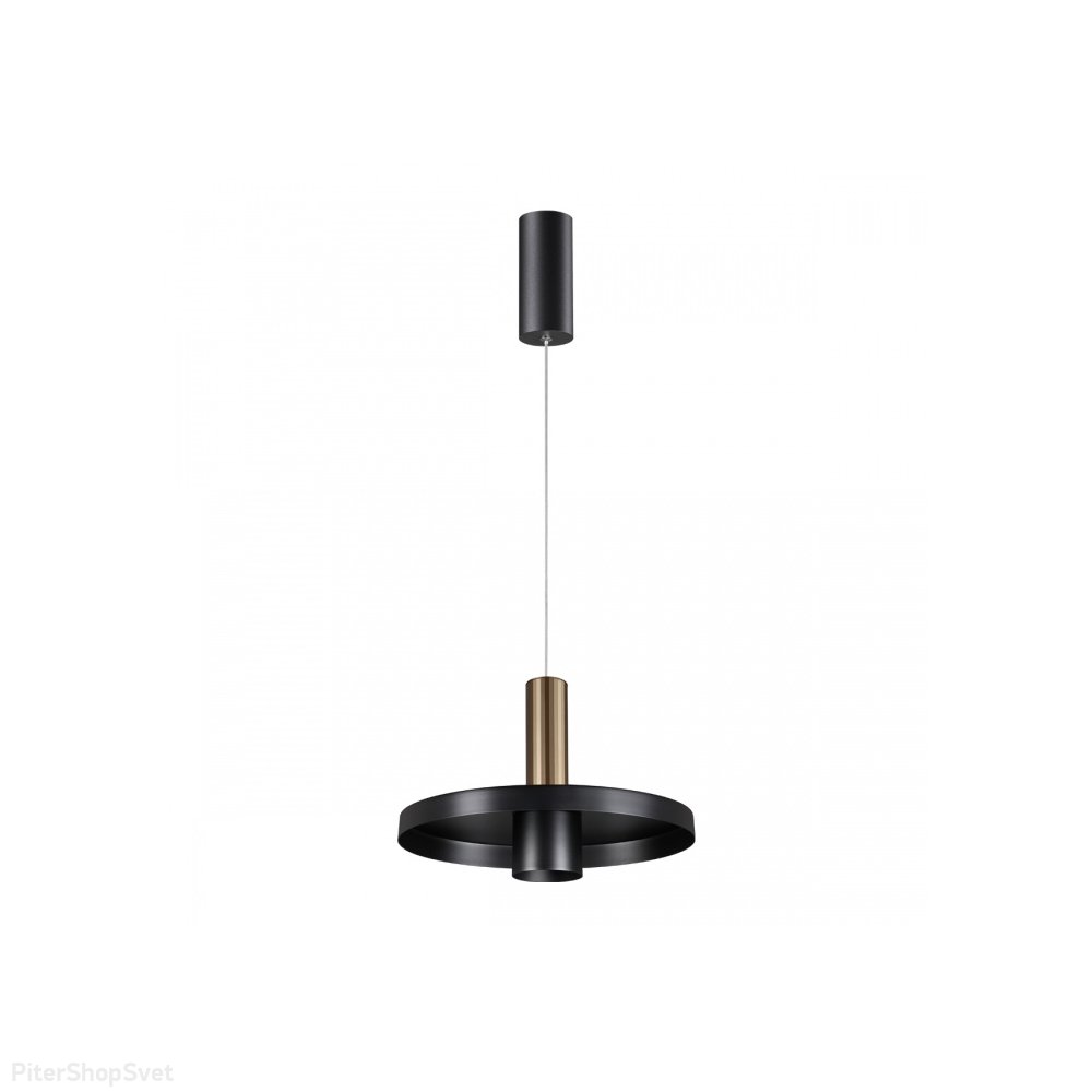 Чёрно-бронзовый подвесной светильник 15Вт 4000К «ALBA» 358984