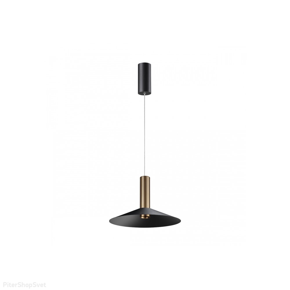 Чёрно-бронзовый подвесной светильник 15Вт 4000К «ALBA» 358985