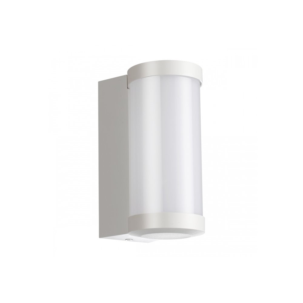 Белый уличный настенный светильник цилиндр «OPAL» 359299