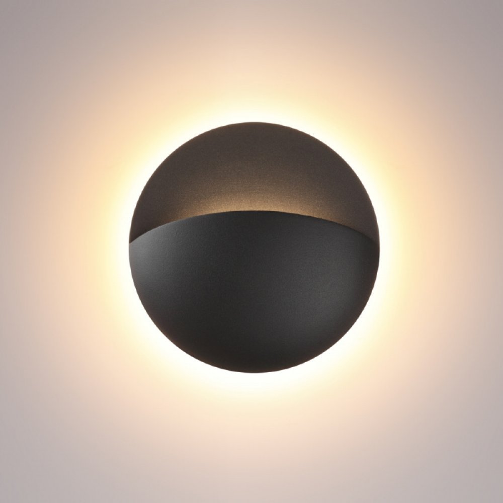 Уличный настенный круглый светильник подсветка «HALO» 359533