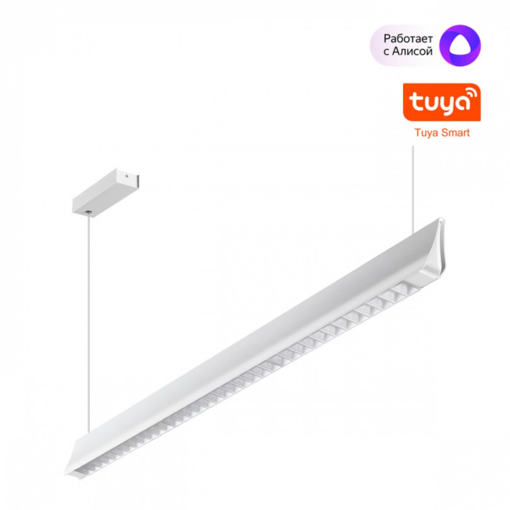 Подвесной длинный светильник 119см 36Вт 3000-6000К для умного дома «ITER» 359551