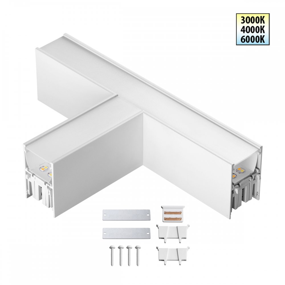 Светильник Т соединитель модульной системы с переключ. цв. температуры 12Вт 3000К/4000К/6000К «FATTO» 359610