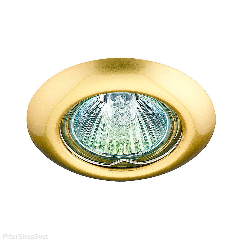Встраиваемый светильник цвета латуни «TOR» 369114