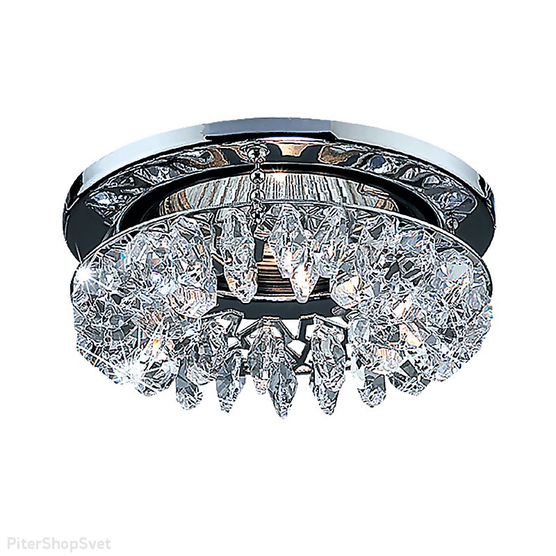 Хрустальный встраиваемый светильник «FLAME 1» 369269