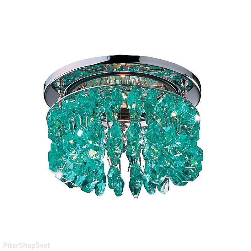 Хрустальный встраиваемый светильник 369317 FLAME 2 Novotech