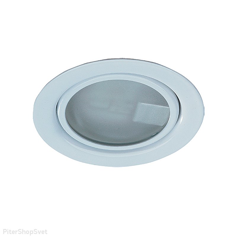 Встраиваемый белый светильник для мебели «FLAT» 369344
