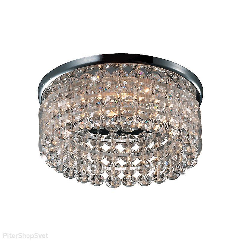 Хрустальный встраиваемый светильник 369441 PEARL ROUND Novotech
