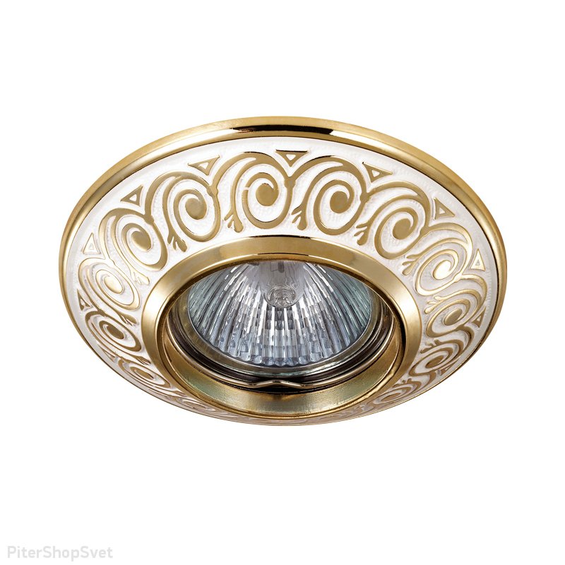 Декоративный встраиваемый светильник 370001 Vintage Novotech