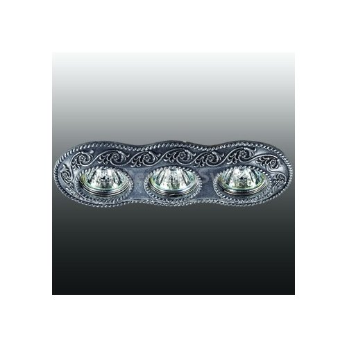 Встраиваемый светильник с тремя лампами 370075 PATTERN Novotech