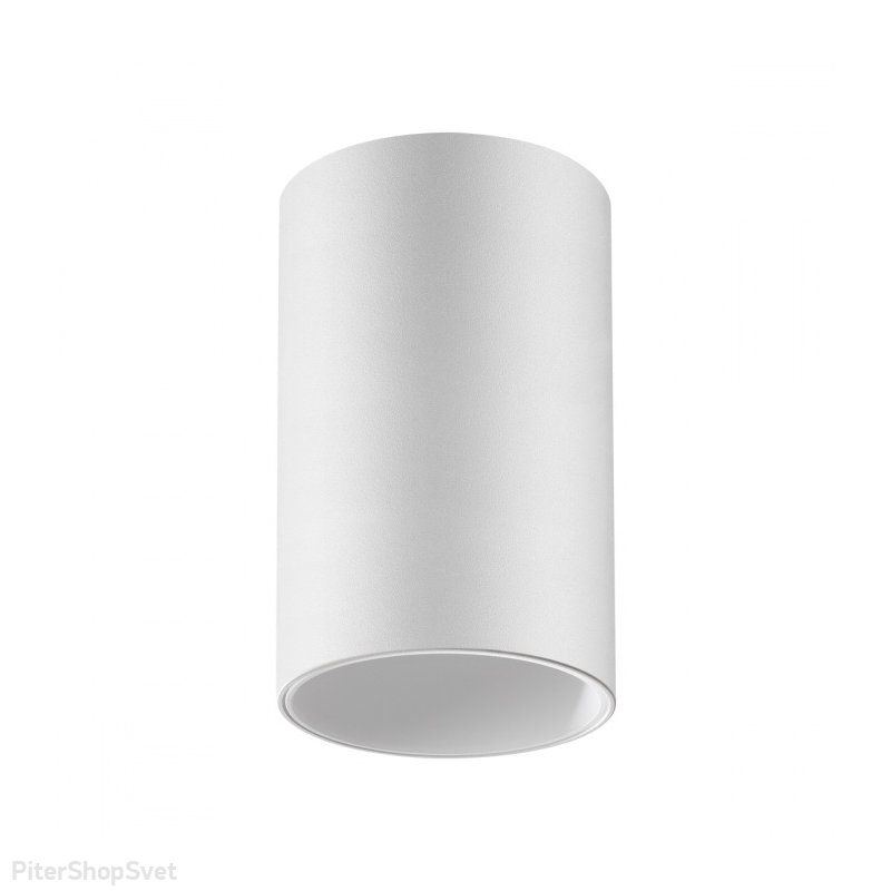 Белый накладной потолочный светильник цилиндр «ELINA» 370726