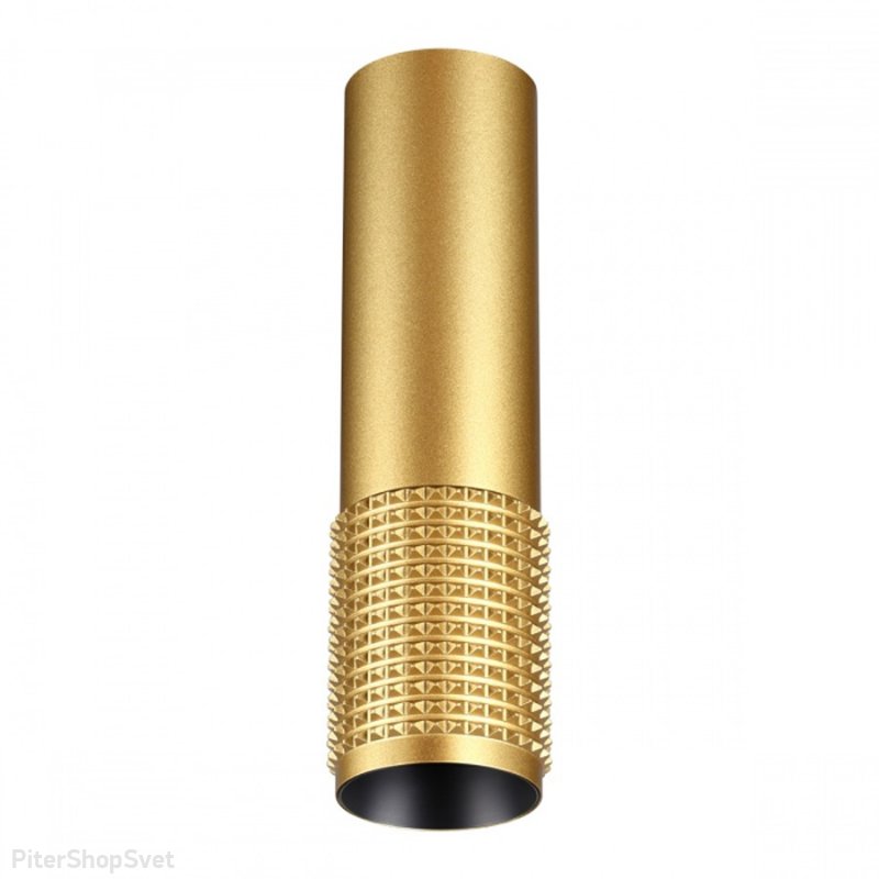Золотой точечный накладной светильник «Over Mais» 370759