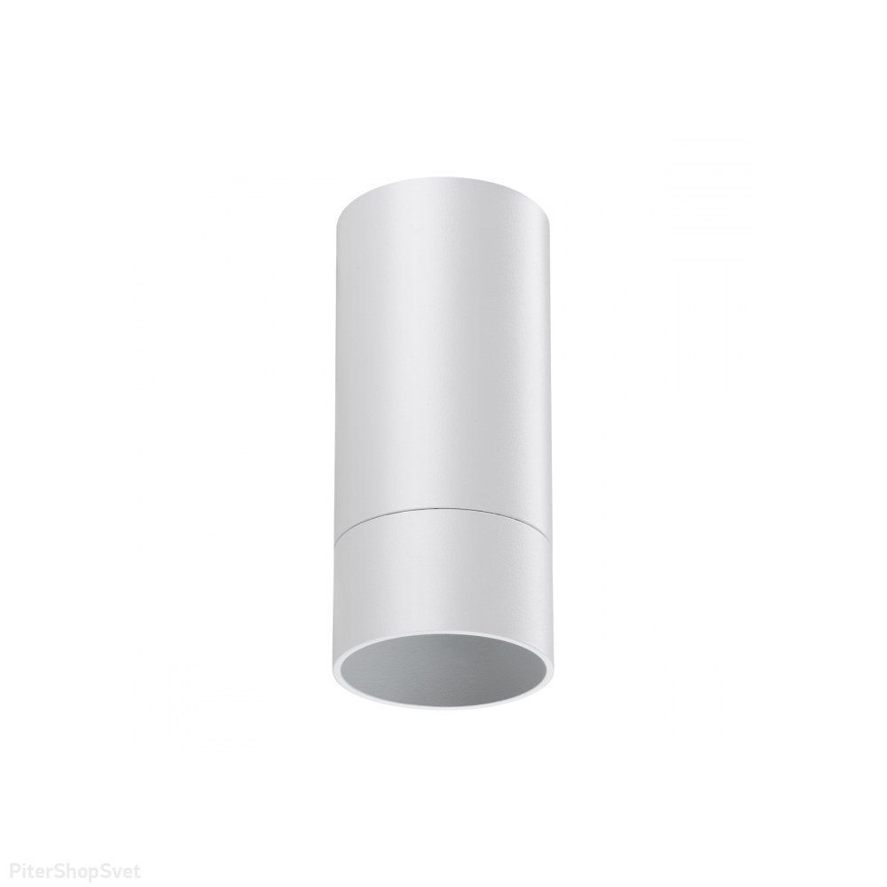Белый накладной потолочный светильник цилиндр «SLIM» 370864