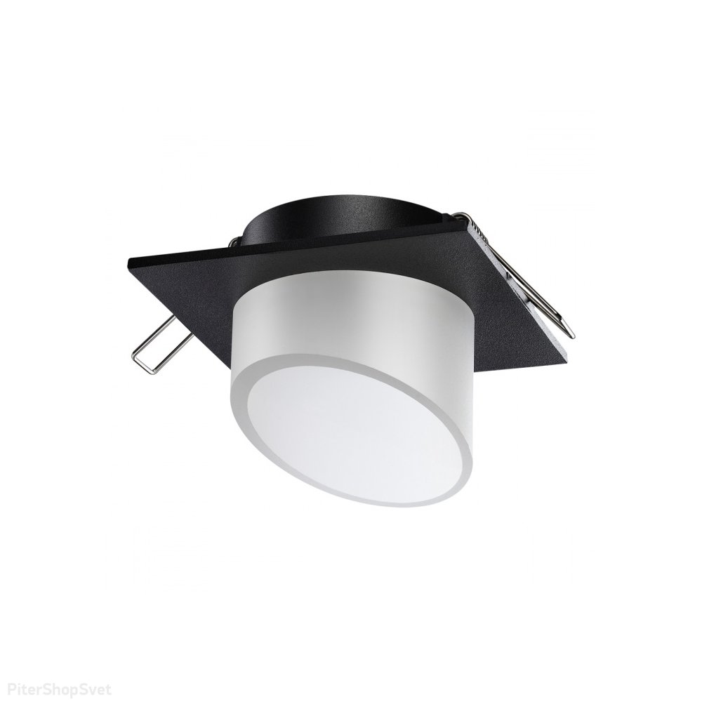Чёрно-белый встраиваемый светильник «LIRIO» 370898