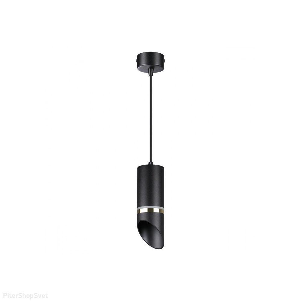 Чёрный подвесной светильник «DELTA» 370909